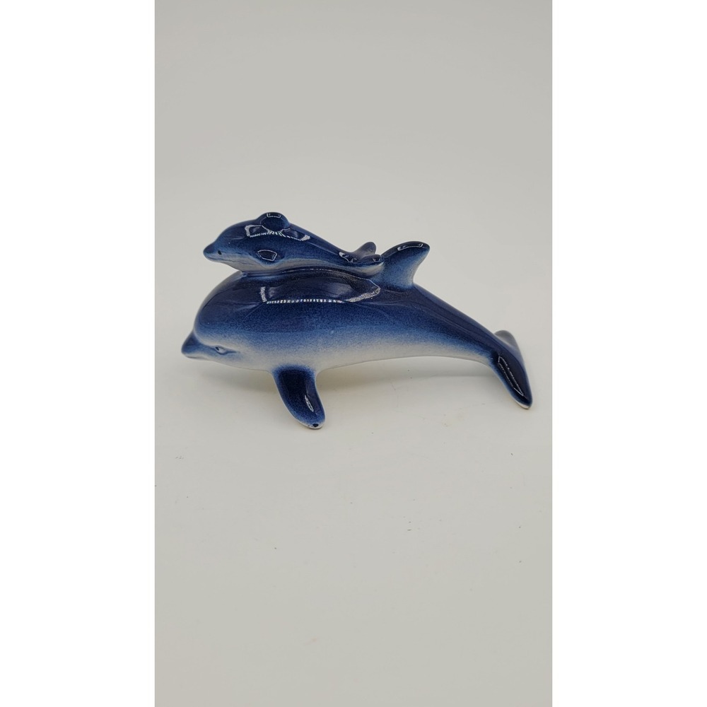 3" Ceramic dolphin‎ sculpture Figurine